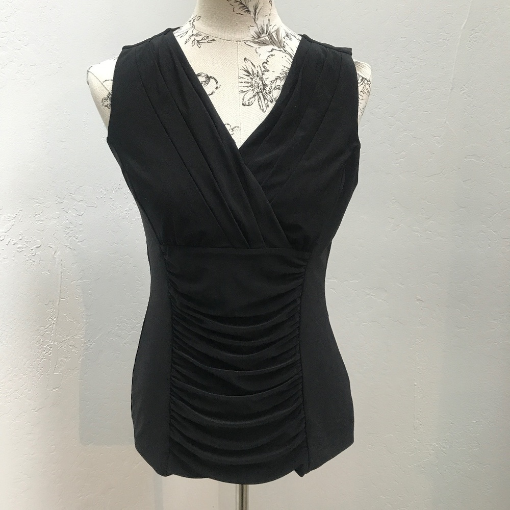 White House Black Market Black Tank Top
